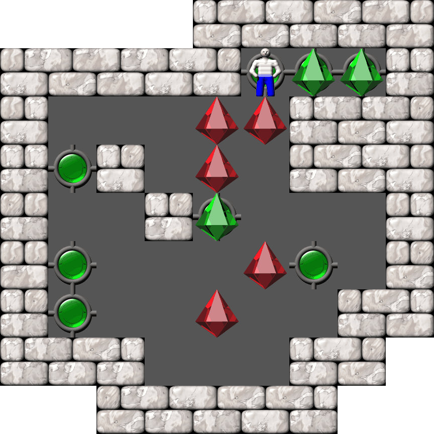 Sokoban Ionic Catalysts level 111